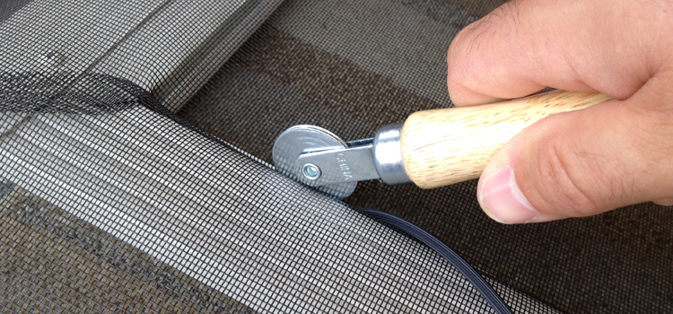 metal screen door repair in Pomona